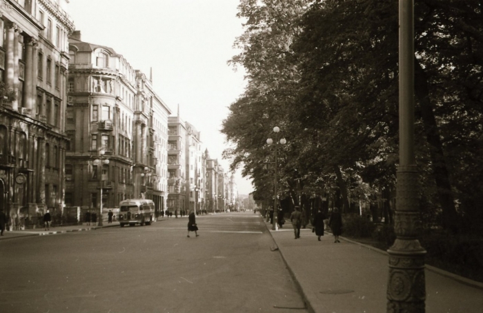 Кировский (Каменноостровский) проспект. 1953